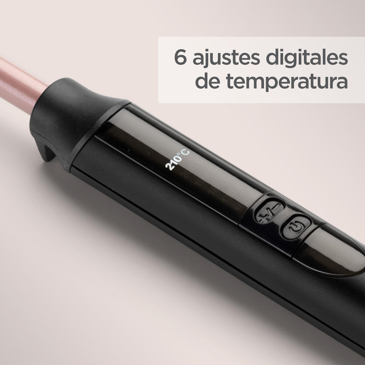 6 ajustes digitales de temperatura